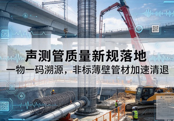 济阳声测管质量新规落地，一物一码溯源，非标薄壁管材加速清退