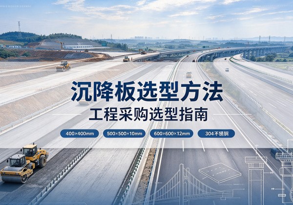 济阳沉降板选择方法